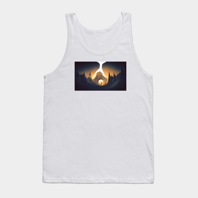 Dog Walk Tank Top by JoshWhiteArt